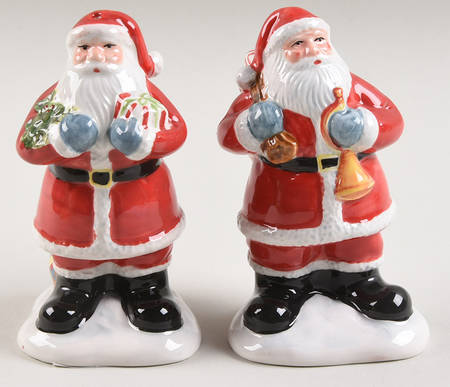 Vintage Santa Figural Salt & Pepper Set