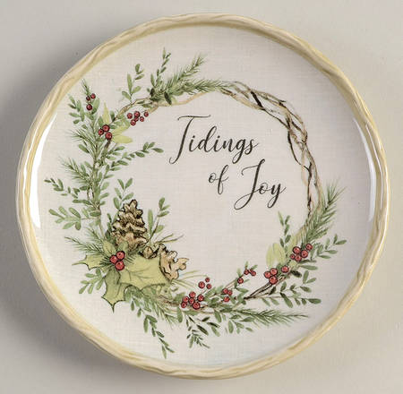 Holly and Ivy Canape Plate by Certified International