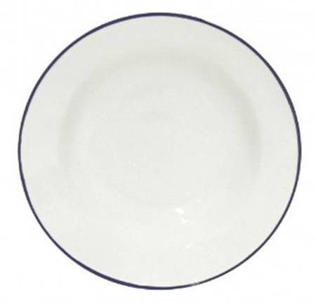 Beja (Blue Trim) 8" Soup/Pasta Bowl