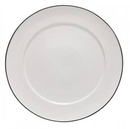 Beja (Blue Trim) 15" Chop Plate (Round Platter)
