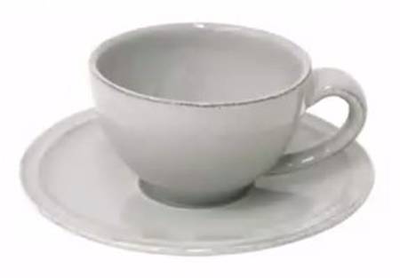 Friso Grey Flat Demitasse Cup & Saucer Set