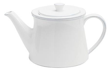 Friso White Teapot & Lid