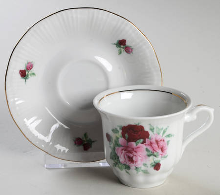 CCQ3 Flat Demitasse Cup & Saucer Set
