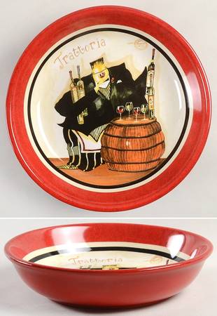 Buon Appetito 9" Individual Pasta Bowl