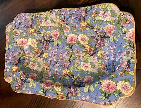 Spring Blossom 10" Rectangular Vegetable Bowl