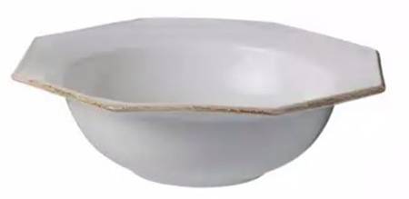 Luzia Cloud White 13" Octagonal Vegetable Bowl
