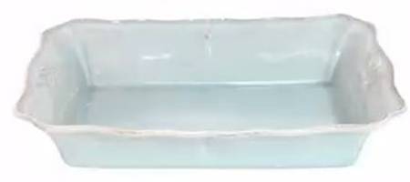 Alentejo Turquoise 14" Rectangular Baker