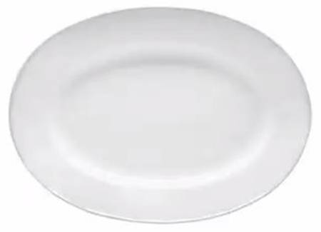 Beja Astoria White 11" Oval Serving Platter