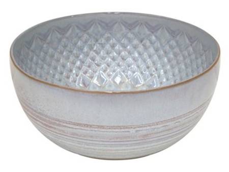 Cristal Nacar (Rustic White) 11" Round Serving Bowl