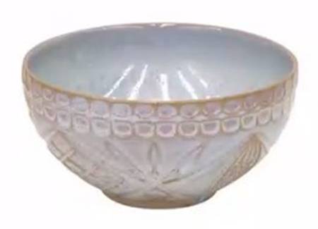 Cristal Nacar (Rustic White) Fruit/Dessert (Sauce) Bowl