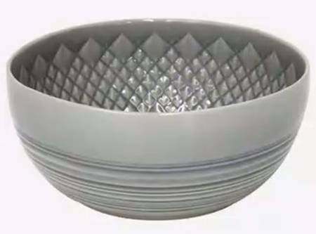 Cristal-Grey 11" Round Serving Bowl
