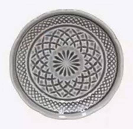 Cristal-Grey Bread & Butter Plate