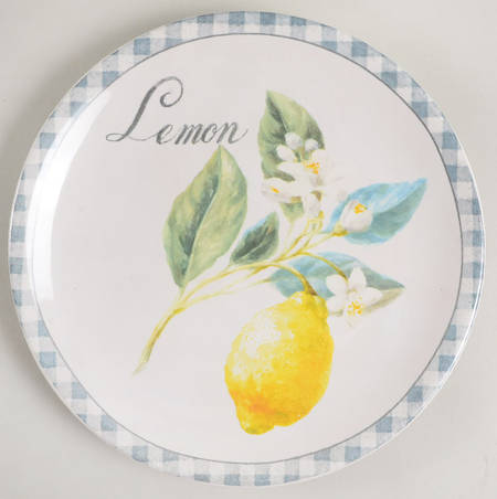 Citron Dessert Luncheon Plate