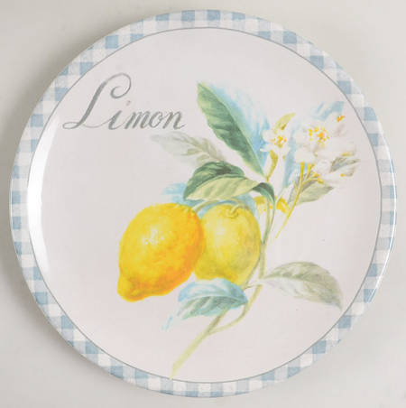 Citron Dessert Luncheon Plate