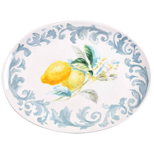 Citron 16" Oval Serving Platter