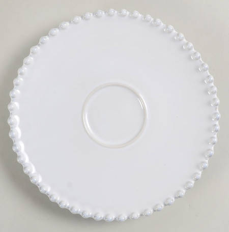 Pearl White Saucer