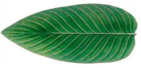 Riviera Tomate (Emerlad Green) 15" Leaf Dish