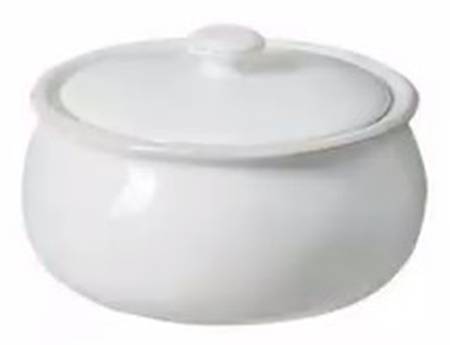 Aparte White Individual Casserole & Lid