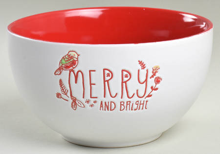 Holiday Greetings Individual Ice Cream Dish