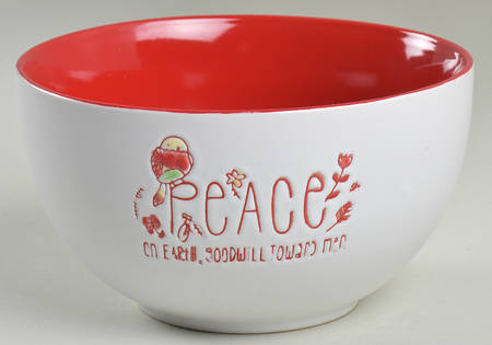Holiday Greetings Individual Ice Cream Dish