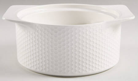 Honeycomb 2 Qt Round Covered Casserole No Lid