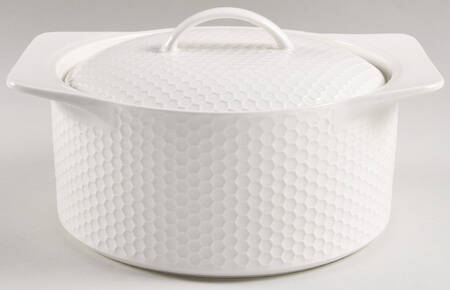 Honeycomb 2 Qt Round Covered Casserole
