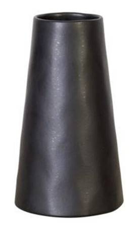 Le Jardin Sable Noir (Black) 9" Vase