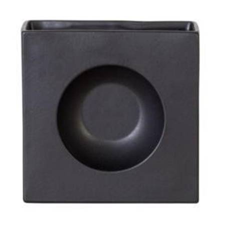 Le Jardin Sable Noir (Black) 7" Vase