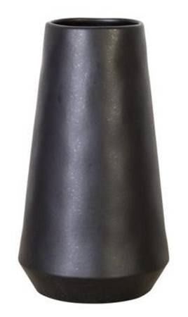 Le Jardin Sable Noir (Black) 11" Vase
