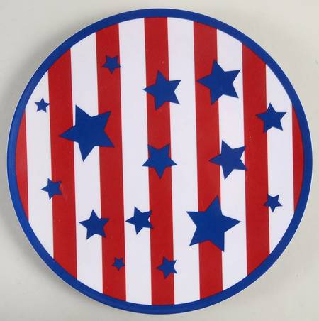 Stars & Stripes (Melamine) Melamine Salad Plate
