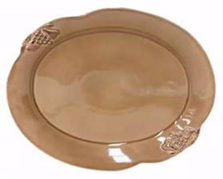 Madeira Harvest (Mocha) 16" Oval Serving Platter