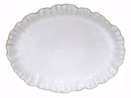 Majorca Sand 16" Oval Serving Platter
