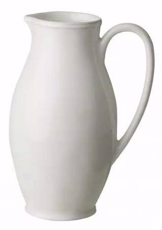 Fontana White 82 Oz Pitcher