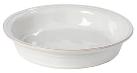 Fontana White Pie Serving Plate