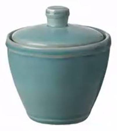 Fontana Turquoise Sugar Bowl & Lid