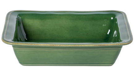 Fontana Forest Green 11" Rectangular Baker