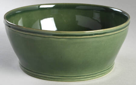 Fontana Forest Green 9" Round Serving Bowl
