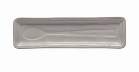 Fontana Dove Gray Spoon Rest/Holder (Holds 1 Spoon)