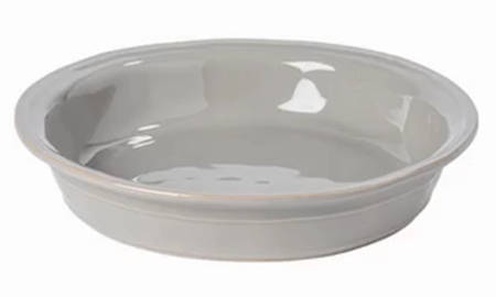 Fontana Dove Gray Pie Serving Plate
