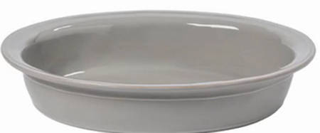 Fontana Dove Gray 15" Oval Baker