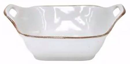 Sardegna White 10" Square Baker