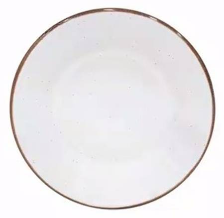 Sardegna White Salad Plate