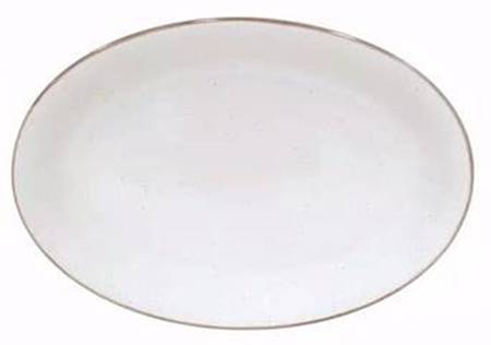 Sardegna White 18" Oval Serving Platter