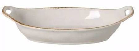 Sardegna White 16" Oval Baker