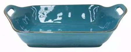 Sardegna Blue 15" Rectangular Baker