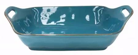 Sardegna Blue 13"  Rectangular Baker
