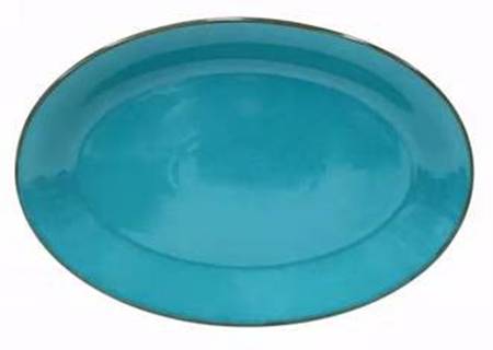 Sardegna Blue 18" Oval Serving Platter