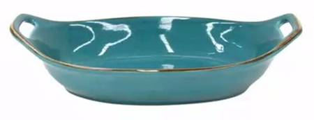 Sardegna Blue 12'' Oval Baker