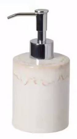 Taormina White Lotion Dispenser