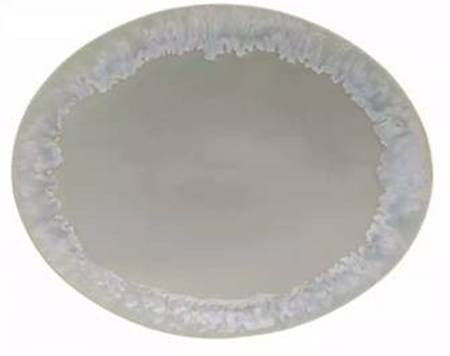 Taormina Gray 16" Oval Serving Platter